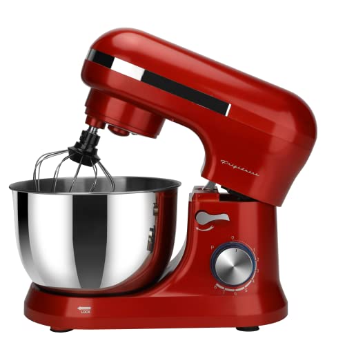 FRIGIDAIRE ESTM020RED Retro Electric Stand Mixer, 4.75 Quart / 4.5L, 8