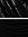 H2H Mens Unique Slim fit Fashionable Designed Shirring Long Sleeve T-Shirts Black US M/Asia L (KMTTL0252)