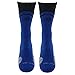 adidas Traxion Impact Football/Baseball Crew Socks, Bold Blue/Black/Light Onix, Large