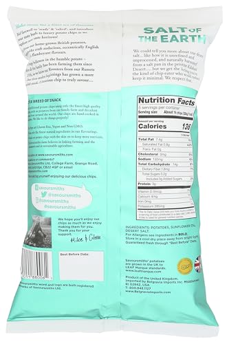 SAVOURSMITHS – DESERT SALT POTATO CRISPS 5.29OZ