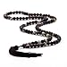 OVALBUY 6mm Zipao Stone Beads Tibetan Buddhist Prayer Meditation Mala Rosary