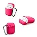 Tutor AirPods Silicone Case Shock Proof Protecitive Cover and Anti-lost Strap and Headphone Case for Apple AirPods(Prink)
