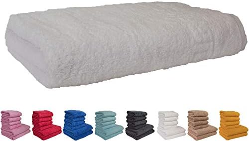 WHITE 1 X HAND TOWEL HAND TOWEL 50X90 100% NATURAL COTTON 500 GSM ABSORBENT TOWEL, HOTEL QUALITY RINGSPUN