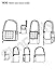 Simplicity Sewing Pattern 1935 Learn to Sew Bags, One Size