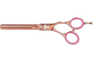 Cricket Shear Xpressions Hey Rosie 30T Professional Stylist Hair Thinning Scissor Japanese Stainless Steel Texturizing Shear, Rose Gold