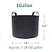 Gardzen 10-Pack 1 Gallon Grow Bags, Aeration Fabric Pots with Handlesthumb 1
