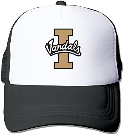 Black HGLENice Idaho Vandals Unisex Adjustable Baseball Trucker Caps One Size