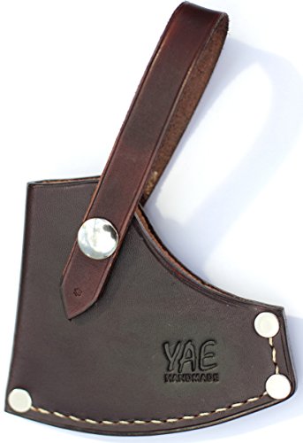 Review Outdoor Gear Axe Sheath for Husqvarna 13 in. Curved Handle Hatchet (Dark Chocolate Brown)
