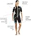 Cressi Women's Short Front Zip Wetsuit for Surfing, Snorkeling, Scuba Diving | Lido Short Lady
