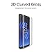 [2 Pack] Galaxy S8 Screen Protector [9H Hardness][Anti-Scratch][Anti-Bubble][3D Curved] [High Definition] [Ultra Clear] Tempered BBInfinite Glass Screen Protector Compatible Samsung Galaxy S8