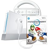 Wii Console with Mario Kart Wii Bundle-White - Bundle Edition