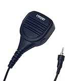 Coodio Remote Lapel Microphone Shoulder Speaker Mic Heavy Duty [IP54 WaterProof] For Cobra MR Handheld VHF Two-Way Marine Radio