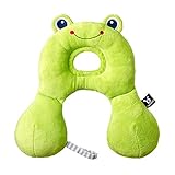BenBat Infant Headrest & Neck Support Pillow, 0-12 months, Frog