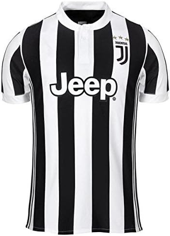2017-2018 Men's Juventus Home Jersey (White/Black) (M)