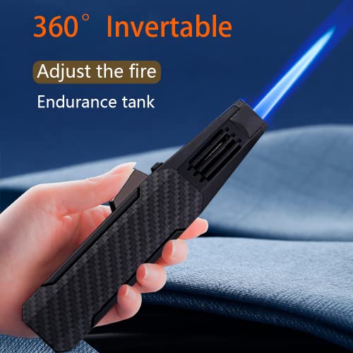 JETPRO Butane Torch Lighter OneHand Operation Lighter with Adjustable Jet Flame Kitchen Cooking