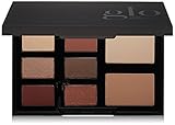 Glo Skin Beauty Eye Shadow Palette in The Velvets - Brick and Cooper | 8-Color in 4 Shade Options | Powder Eyeshadow Kit