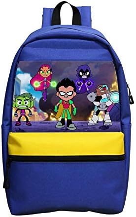 Kids School Backpacks Teen Ti-Tans Go Casual Daypack School Bags Bookbag For Boys Girls