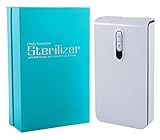 Portable UV Cell Phone Sanitizer with USB Charger – Multi-Use UV Light Disinfection for Smartphone iPhone 6 6s 7s Plus Toothbrush Watches Jewelry – Aromatherapy Hub UV Sterilizer Cleaner Case (White)