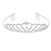 SODIAL Crown Tiara Princess Headband Stylish Rhinestone with Pin for Wedding