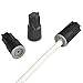 ATPWONZ 30pcs Waterproof Twist Connectors Grease Outdoor Seal Elect Wire Nuts Electrical Wire Connector Black/White