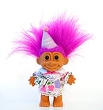 My Lucky HAPPY BIRTHDAY TROLL in Flower Party Dress w/Present 6