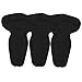Bringsine Shoe Pads, High Heel Cushion Insole Inserts, Heel Grips Back Liner Boot for Loose Shoes Men or Girls Ladies Black 3 Pairs