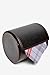 Black Tie Travel Case Roll - Perfect Business Gift - Vegan Faux Leather Necktie Anti-Wrinkle Storage Case