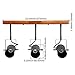 LEONLITE Track Light with Wood Ceiling Base, 3-in-1 Spotlight, Retro Industrial Style, 3 Bulbs Included, for Dining Rooms, Kitchens, Living Rooms, Restaurants, Pubs, 5 YEARS WARRANTY