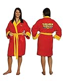 Robe Factory Women's DC Wonder Woman Cotton Robe, Red, OS