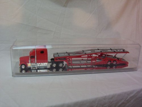 Pioneer Plastics 1/64 Clear Display Case With Mirrored Base for Transporters ...