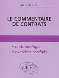 Le  commentaire de contrats