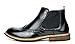 BRUNO MARC NEW YORK Bruno Marc Men's Bergen-05 Black Leather Lined Chelsea Dress Ankle Boots Size 9 M US