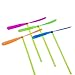 TangTanger Mini Flying Dragonflies 100 pcs Assorted Colors Plastic Bamboo-Copter Bamboo Dragonfly Toy