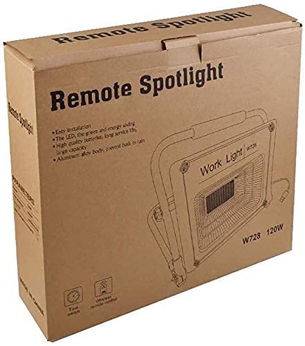 UWY LED Flutlicht IP67 120W LED Arbeitsscheinwerfer | Wiederaufladbare Scheinwerfer für Baustellen Gartenbeleuchtung | USB-Aufladung – Bild 8