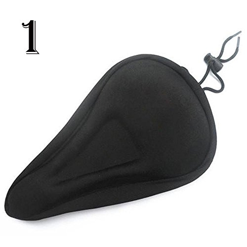 Unmengii Comfortable Soft Sponge Cushion 3D Silicon Gel Bicycle Seat Cover Saddle Pad