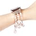 JOMOQ Apple Watch 3 Band, Fashion Sports Beaded Bracelet Replacement iWatch Strap Band For Women Girls, Apple Watch 3/2/1 Series Bands 38mm/42mm