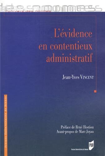 L' évidence en contentieux administratif