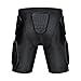 TUOY Men's Padded Compression Shorts 5-Pad Football Girdle Hip Thigh Protector