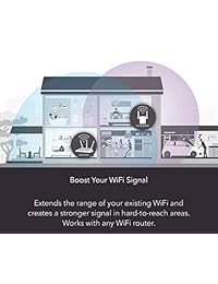 Netgear AC750 WiFi Range Extender con Gigabit Ethernet (EX6100), Negro, Rojo