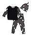 3Pcs/Set Newborn Baby Girl Boy Deer Tops T-shirt+Leggings + Hat Outfits Pajamas Set