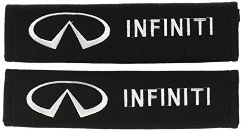 Infiniti seat belt shoulder pad - one pair