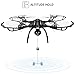 Drone With Camera Live Video, TOQIBO X34 FPV RC Drone with 120° Wide-angle 720P HD Wi-Fi Camera Foldable Drone RTF - Altitude Hold, One Key Take Off/Landing, 3D Flip, APP Control