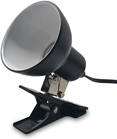 GtTech Universal Clamp Lamp Fixture for Reptiles, Flexible Adjustable Holder Stand for Terrarium Habitat Lighting & Heating with UVB/Halogen/Ceramic Bulbs, 360-Degree Rotatable, 5ft