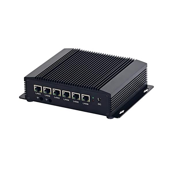 HUNSN-FirewallMikrotikVPNNetwork-Security-Micro-ApplianceRouter-PCIntel-Celeron-2955UBlackRM02HDMICOMRJ45-RS2324USB306-Intel-I211AT-Gigabit-NicsFanless8G-RAM64G-SSD HUNSN Firewall,Mikrotik,VPN,Network Security Micro Appliance,Router PC,Intel Celeron 2955U,(Black),RM02,HDMI/COM/RJ45…