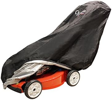 CJ Lifestyle Homewares Water Repellant, UV Protected and Universal Fit Push Lawn Mower Cover with Elastic Hem