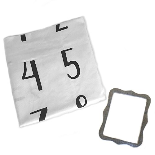 image for Novo Baby Baby Monthly Milestone Blanket | 100% Organic Cotton | Inclu