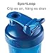BlenderBottle Classic Shaker Bottle Perfect for Protein Shakes and Pre Workout, 28-Ounce, Teal