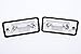 Genuine License Plate Light Lenses Pair Audi A3 A4 A5 A6 C6 A8 D3 Q7 RS4 01-