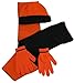N'Ice Caps Kids Adults Hat Scarf Glove Winter 3 Piece Knit Accessory Set Touchscreen