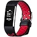 GEAK Fitbit Charge 2 Bands, Replacement Accessories for Fitbit Charge2 HR, Large Size Band, Black / Red